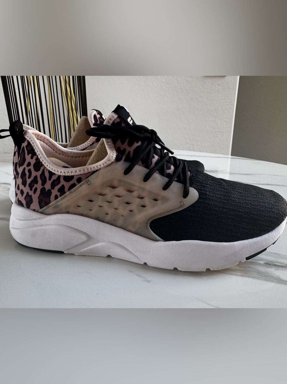 Fabletics Leopard Print Athletic Shoe - Picture 4 of 15